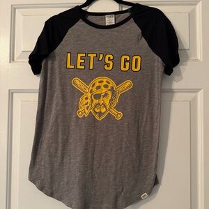 Gray and Black Kids Graphic T-Shirt